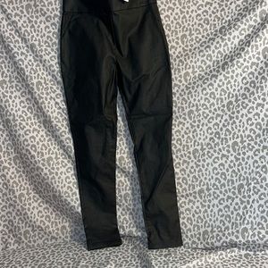 New with tags Ammo black big booty high waist pleather pants zip up back
